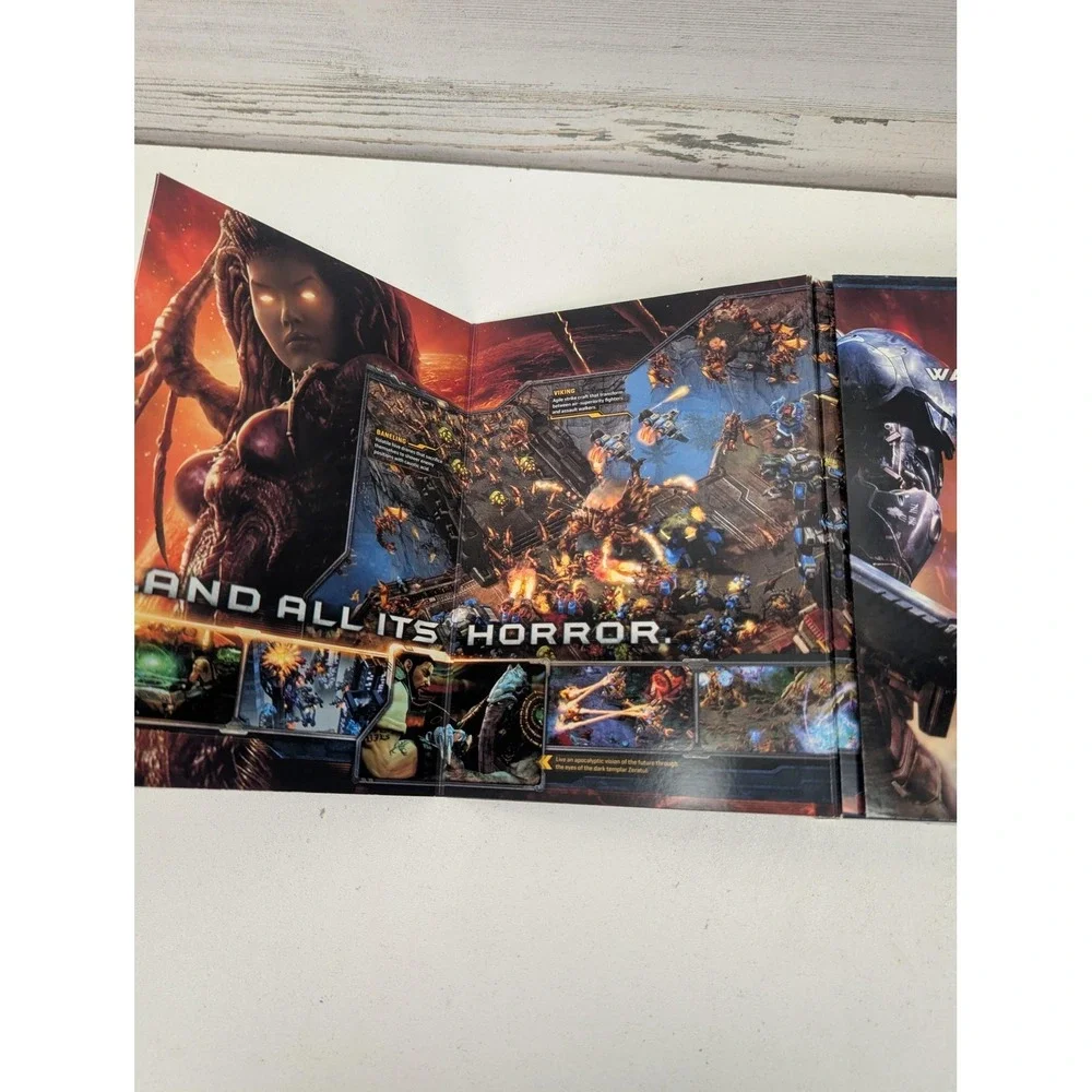 StarCraft II Wings Of Liberty PC Game Blizzard‎ 2010 T Strategy Disc Manual